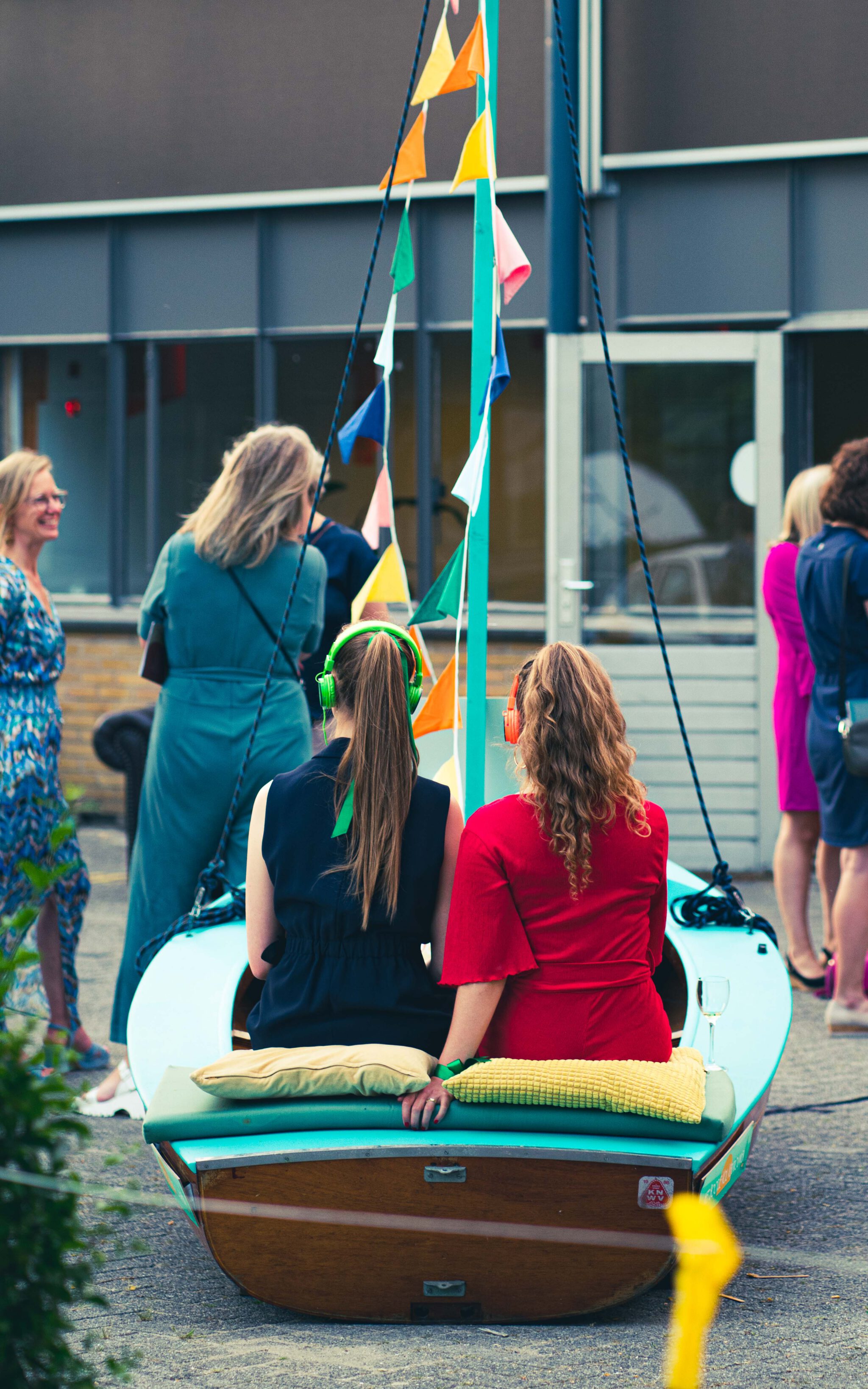 interactieve kunst – het Bootje Vol Vertrouwen